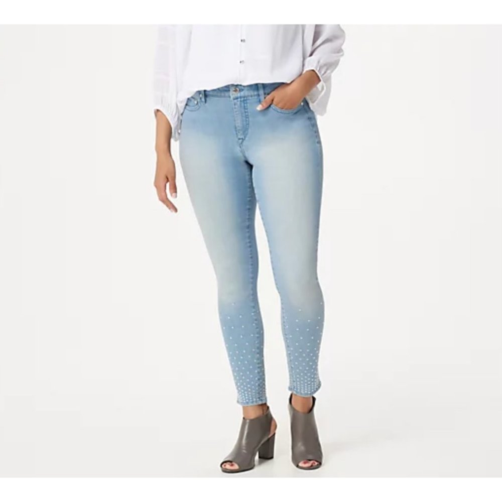 H by Halston Regular Premier Denim Ankle Jeans